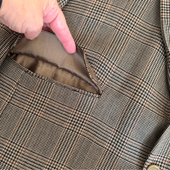 Vintage Pierre Balmain | Oversized Glenn Plaid Blazer - Picture 6 of 15